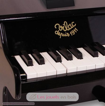 Hape Piano Droit Électronique Noir en Bois - Piano en Bois 30 Touch