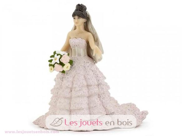 Figurine Mariée dentelle rose PA39070-3135 Papo 2