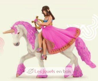 Figurine Princesse à la lyre sur son cheval PA39057-3650 Papo 2