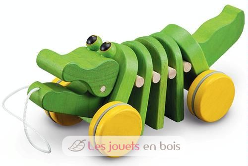 Alligator à tirer PT5105-3790 Plan Toys 2