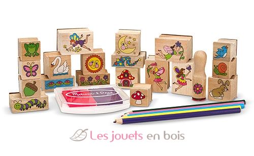 Tampons Jardin féerique M&D12424-3918 Melissa & Doug 2