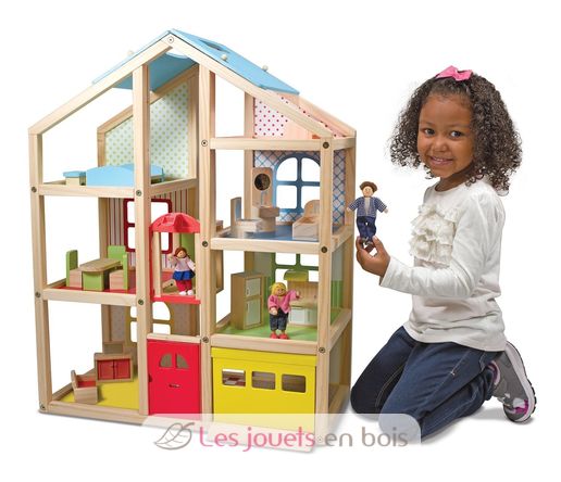 Dolls House maison de poupées M&D12462-4083 Melissa & Doug 4