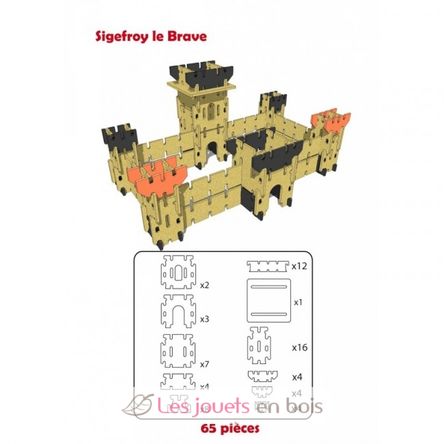 Chateau Sigefroy le Brave AT13.008-4586 Ardennes Toys 4