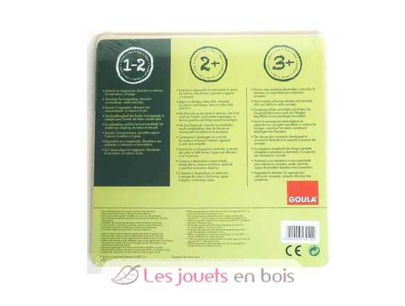 Puzzle campagne matières et formes GO53012-4928 Goula 4