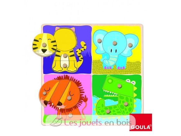 Puzzle animaux Jungle GO53111-4930 Goula 4