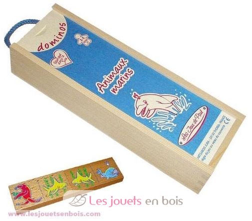 Dominos animaux marins A0105-161 Les Jeux de Paul 1