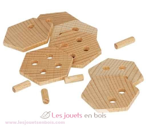 Mini casse tête Tour de Babel J06451-2791 Janod 1