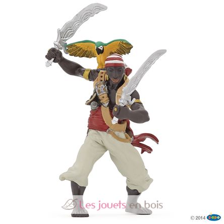 Figurine Pirate aux sabres PA39454-3001 Papo 1