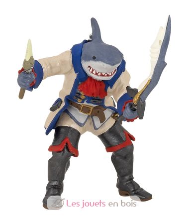 Figurine Pirate mutant requin PA39460-3004 Papo 1