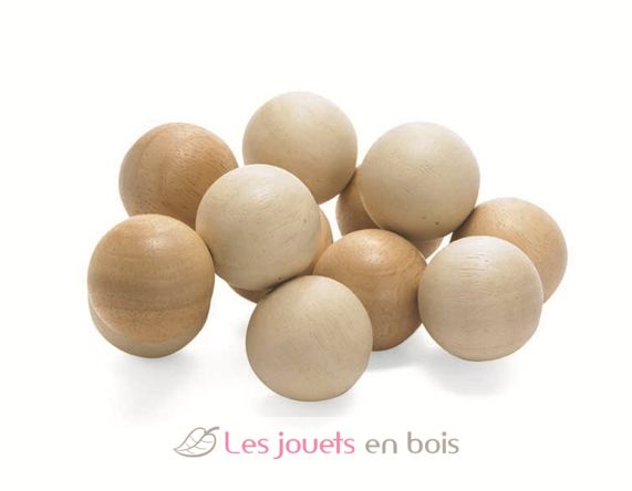 Hochet boules naturel MT143910-4650 Manhattan Toy 1