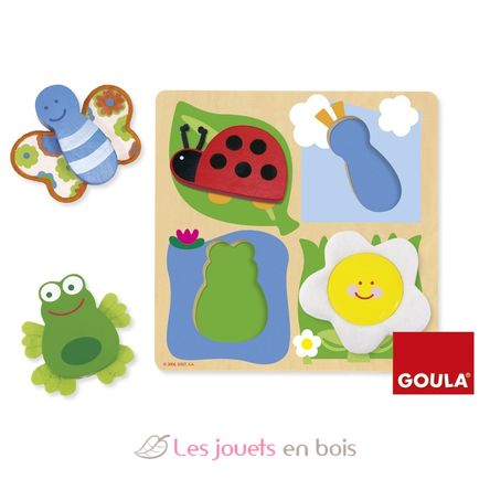 Puzzle campagne matières et formes GO53012-4928 Goula 1