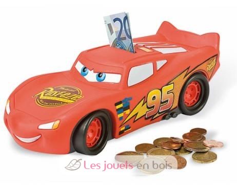 Tirelire Cars Flash McQueen Dekora Avec Billets Azyme - Cadeau Enfant, Rouge