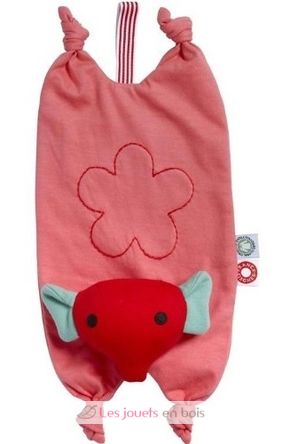 Gitte Pink - L'éléphant Doudou F&F1201-3031-5223 Franck & Fischer 1