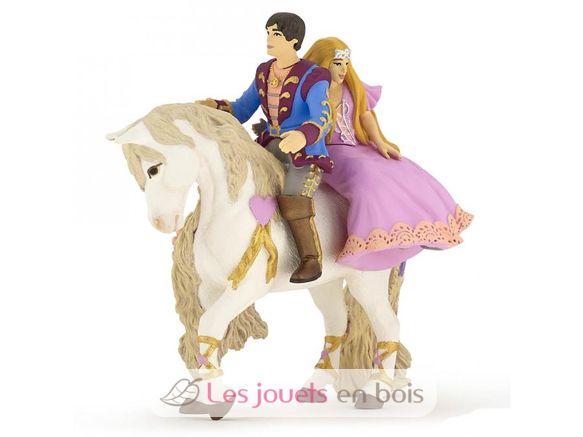 Figurine Prince et Princesse à cheval PA39094-5266 Papo 1