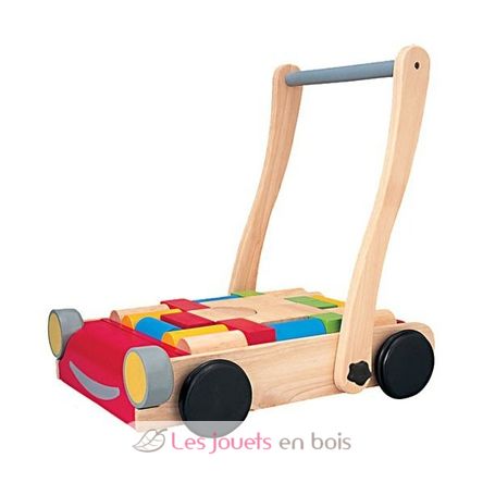 Petit chariot de courses facile à pousser, chariot de rangement pour  jouets, à