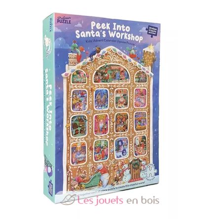 Calendrier de l'Avent L'atelier du Père Noël PP-12411 Professor Puzzle 1