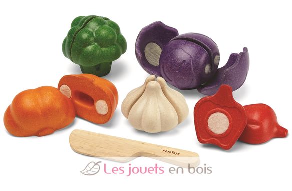 Assortiment 5 légumes PT3431 Plan Toys 2