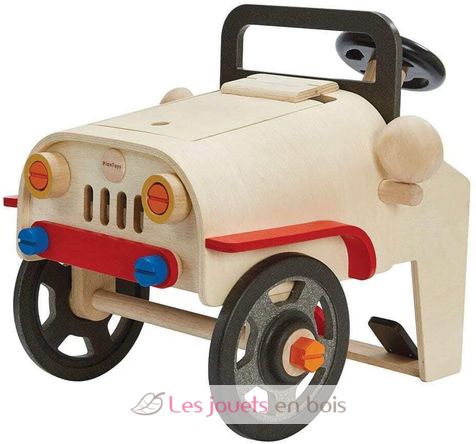 Ma première voiture, imitation d'une voiture en bois pour enfants -  PlanToys.