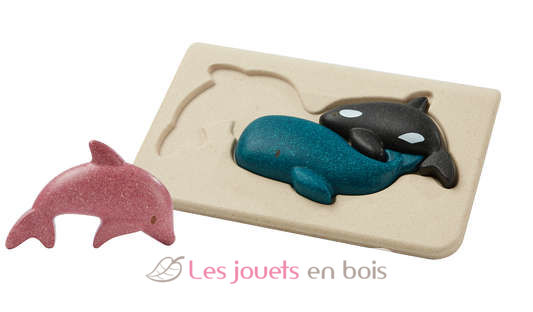 Mon premier puzzle - Animaux de la mer PT4643 Plan Toys 1