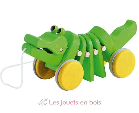 Alligator à tirer PT5105-3790 Plan Toys 3