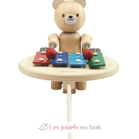 Ourson musical à tirer PT5271 Plan Toys 3