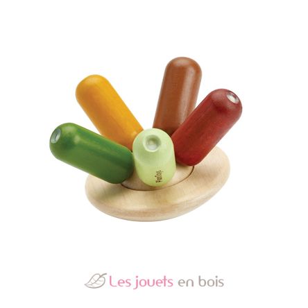 Hochet pieuvre couleurs végétales PT5282 Plan Toys 2