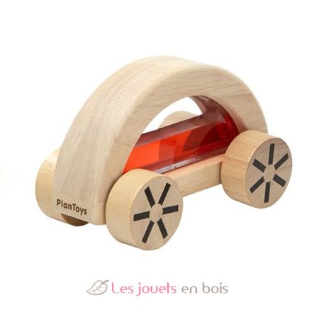 Voiture avec eau colorée rouge PT5449R Plan Toys 1