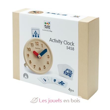 Ma première horloge PT5458 Plan Toys 8