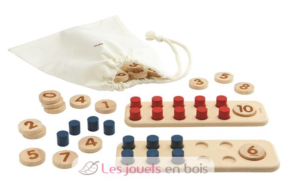 boulier, bois, fruit, couleurs, motifs, nombre, compter, addition,  soustraction, multiplication, division, educatif, garderie, maternelle,  b.toys