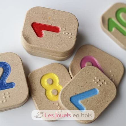 Apprendre les chiffres en braille PT5654 Plan Toys 2