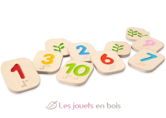 Apprendre les chiffres en braille PT5654 Plan Toys 1