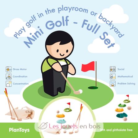 Mini Golf double PT5683 Plan Toys 7