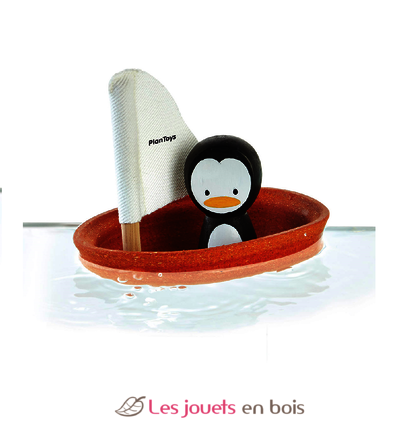 Bateau pingouin PT5711 Plan Toys 1