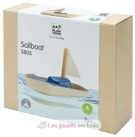 Grand bateau à voile 21 cm PT5805 Plan Toys 5