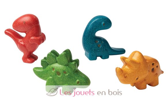 Figurines - 4 dinosaures PT6126 Plan Toys 1