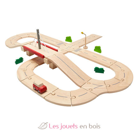 Coffret route PT6208 Plan Toys 2