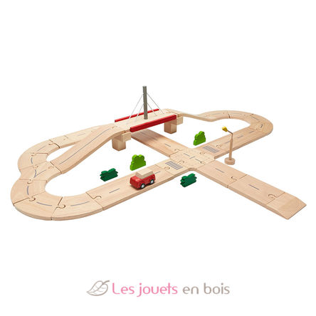 Coffret route PT6208 Plan Toys 3