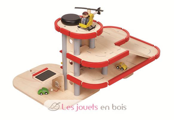 Garage Parking en bois PT6271 Plan Toys 2