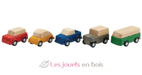 Set de 5 petits véhicules PT6285 Plan Toys 3