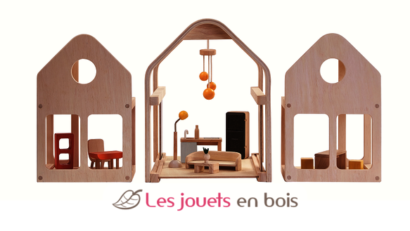 Maison 3 en 1 meublée PT7611 Plan Toys 3