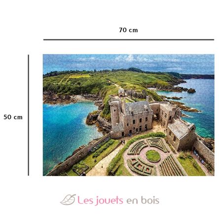 Puzzle A la découverte du Fort La Latte 1000 pcs NA12001877 Nathan 2