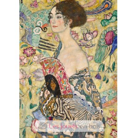 Puzzle La dame à l’éventail Gustav Klimt 1000 pcs RAV12001132 Ravensburger 2