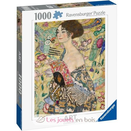 Puzzle La dame à l’éventail Gustav Klimt 1000 pcs RAV12001132 Ravensburger 6