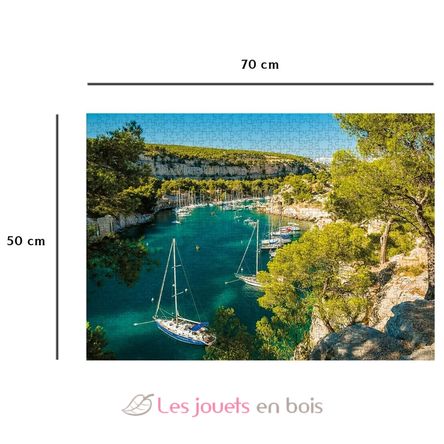 Puzzle Calanque de Port-Miou 1000 pcs NA12002011 Nathan 2