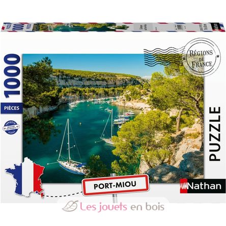 Puzzle Calanque de Port-Miou 1000 pcs NA12002011 Nathan 1