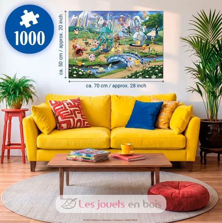 Puzzle Pokémon Évoli dans le parc 1000 pcs RAV12002033 Ravensburger 4