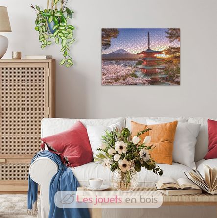 Puzzle Cerisiers en fleurs du Mont Fuji 1000 pcs RAV12000582 Ravensburger 5