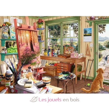 Puzzle L'atelier de l'artiste 1000 pcs RAV12001100 Ravensburger 2