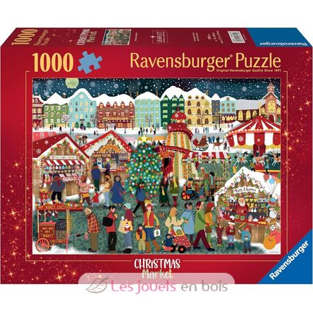 Puzzle Le marché de Noël 1000 pcs RAV12000729 Ravensburger 1