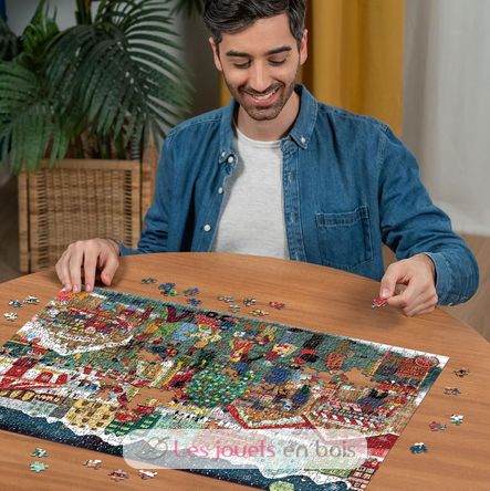 Puzzle Le marché de Noël 1000 pcs RAV12000729 Ravensburger 4